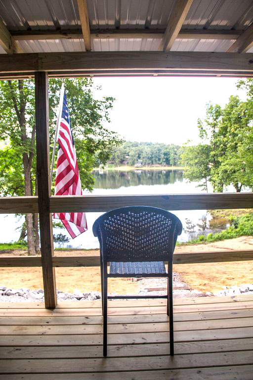 Have a seat! | Hohman Lake Cabin Rentals | Romantic Getaway in Illinois